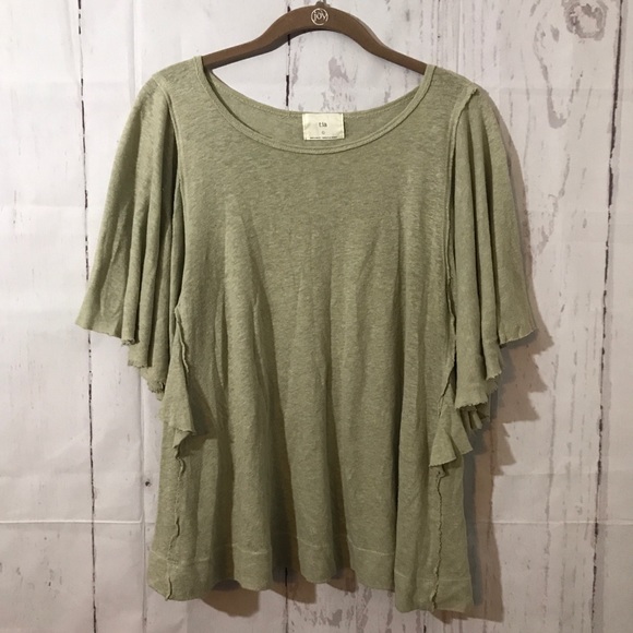 Anthropologie Tops - ANTHROPOLOGIE t.la Large Kimono Sleeve Top Womens